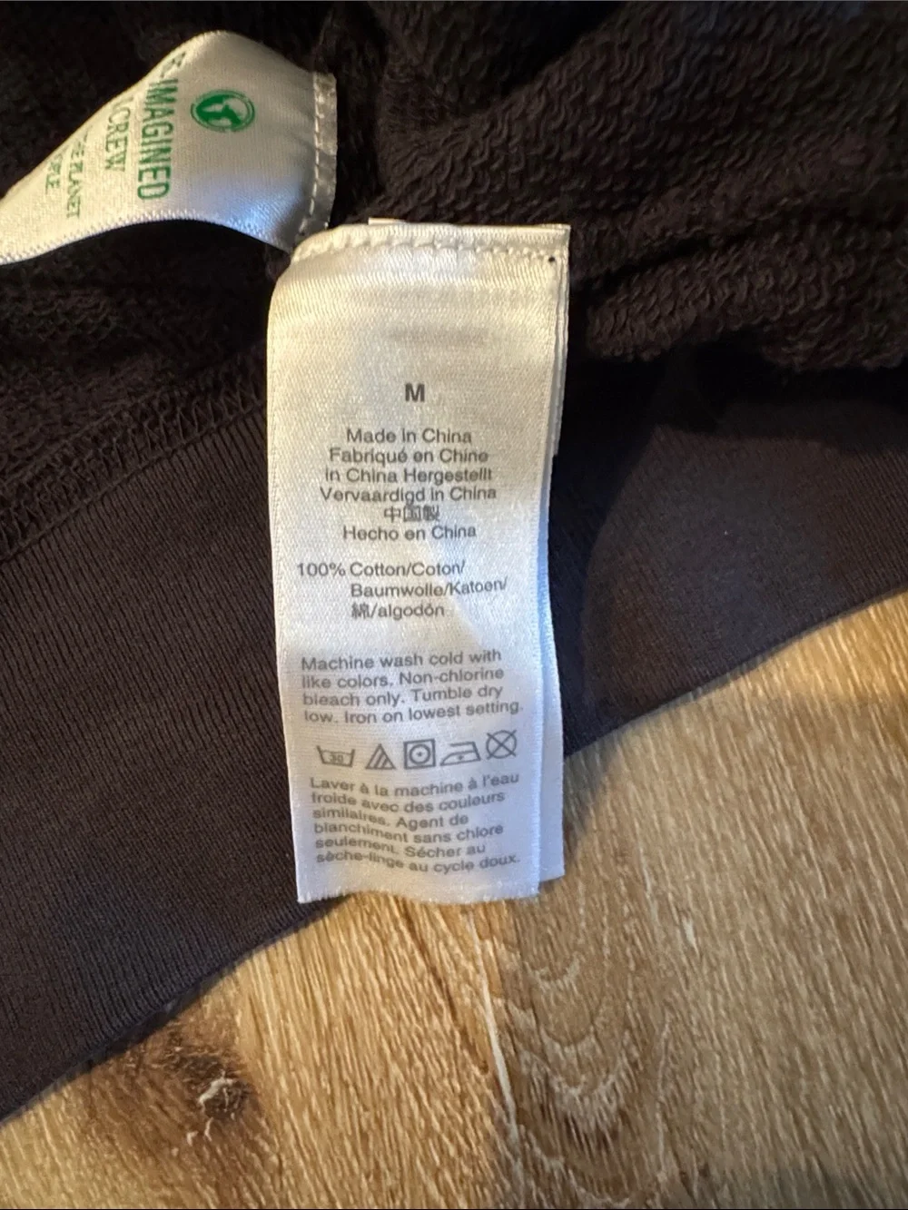J. Crew | Faded Black Crewneck Sweater | size M